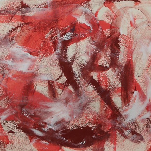 ABSTRACT ACRYLIC PAINTING  #P - Picture 3 of 3